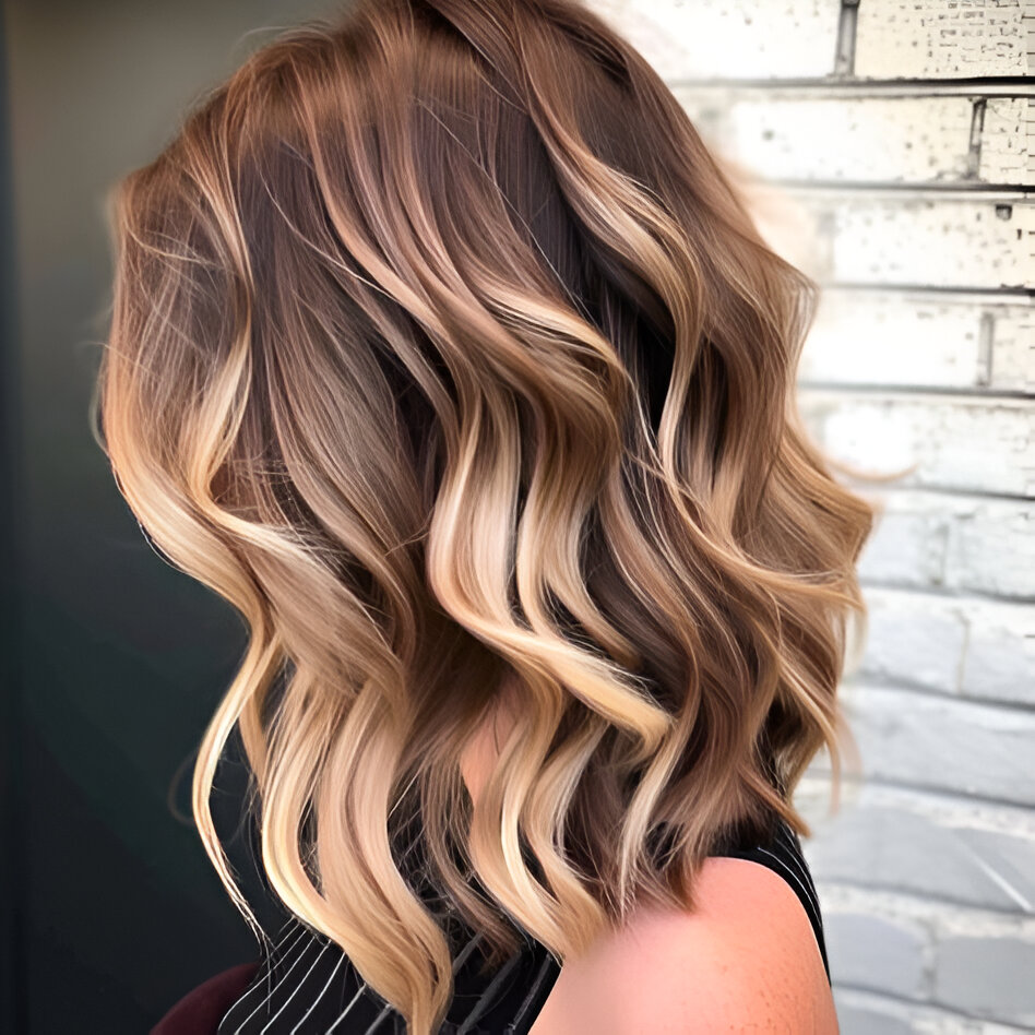 Balayage/Highlight/Peek A Boo Short